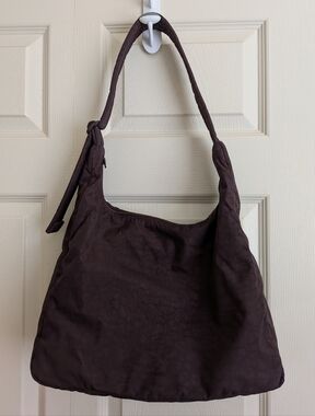 Baggu Nylon Shoulder Bag Chocolate Plum